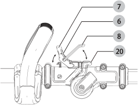 Pole Locking Lever