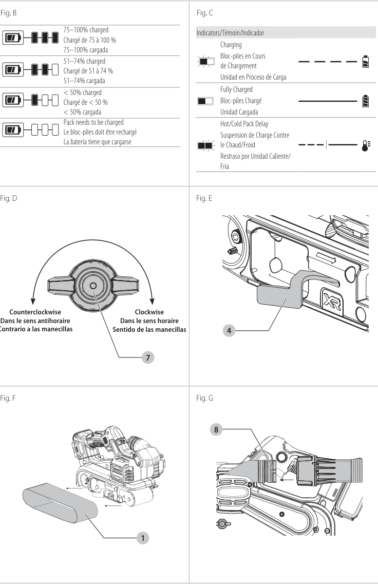 Diagram with battery charge indicators