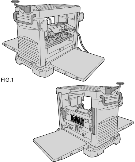 Planer and tool tray