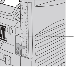 Depth adjustment dial