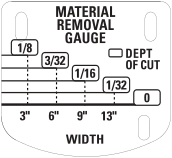 Material Removal Gauge