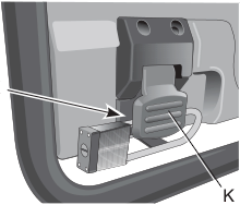 Rail lock lever