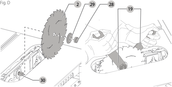 detailed view of components