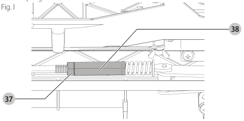 Rail lock adjustment diagram