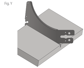 Figure showing riving knife selection