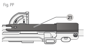 Zoom on saw setup